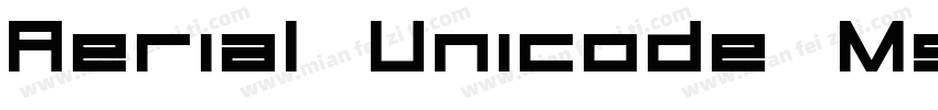 Aerial Unicode Ms字体转换
